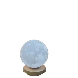 Moon Non-Rotating Magnetic Levitation Starry Sky Lamp Table Lamp Planet Moon Lamp Small Atmosphere Lamp Bedside Night Light Bedroom Sleep Lamp