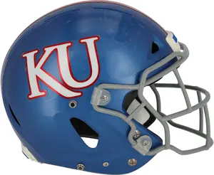 Kansas Jayhawks Team-Issued Blue Helmet From the 2018-21 NCAA Football Seasons - WN55914724 - Fanatics Authentic Certified