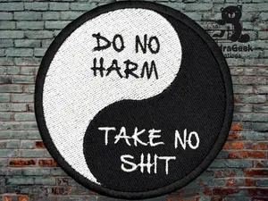 Do No Harm Embroidered Patch