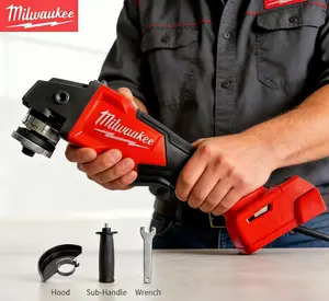 Milwaukee Brushless Cordless Angle Grinder, Ideal for Metal Grinding, Cutting, Construction & Home DIY Projects