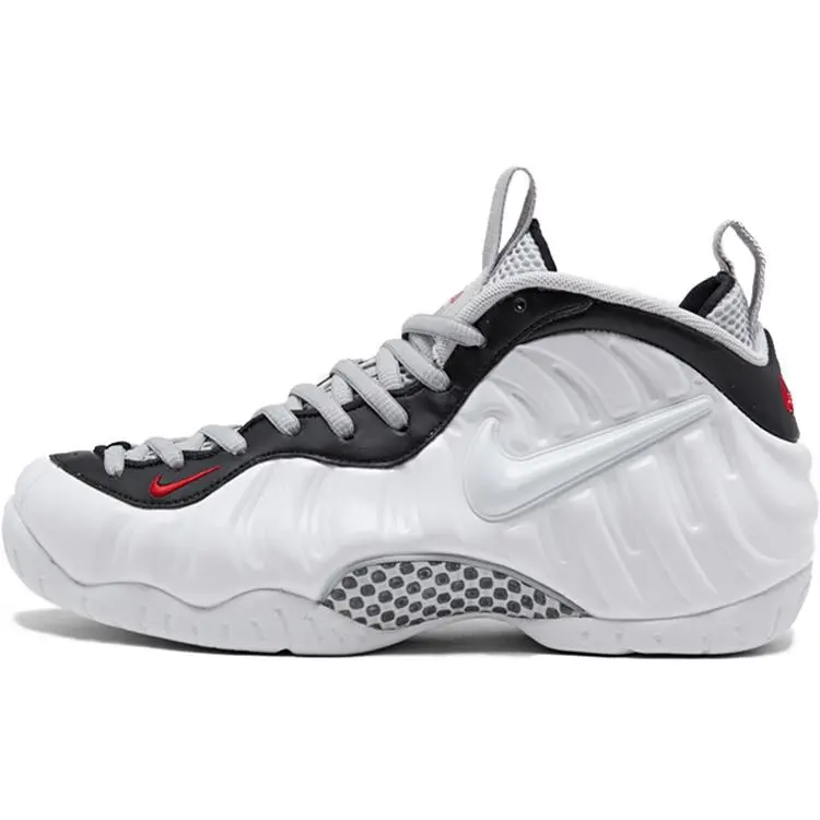 Nike Air Foamposite Pro Chrome White' Retro Mid Top Basketball Shoes Unisex 624041-103