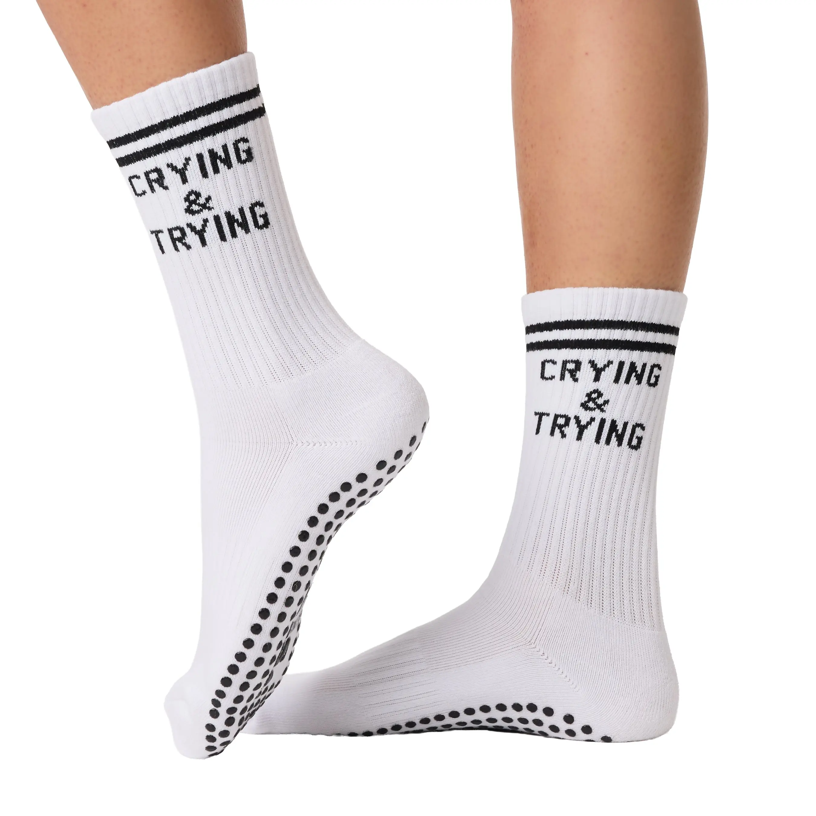 Crying & Trying Grip Socks