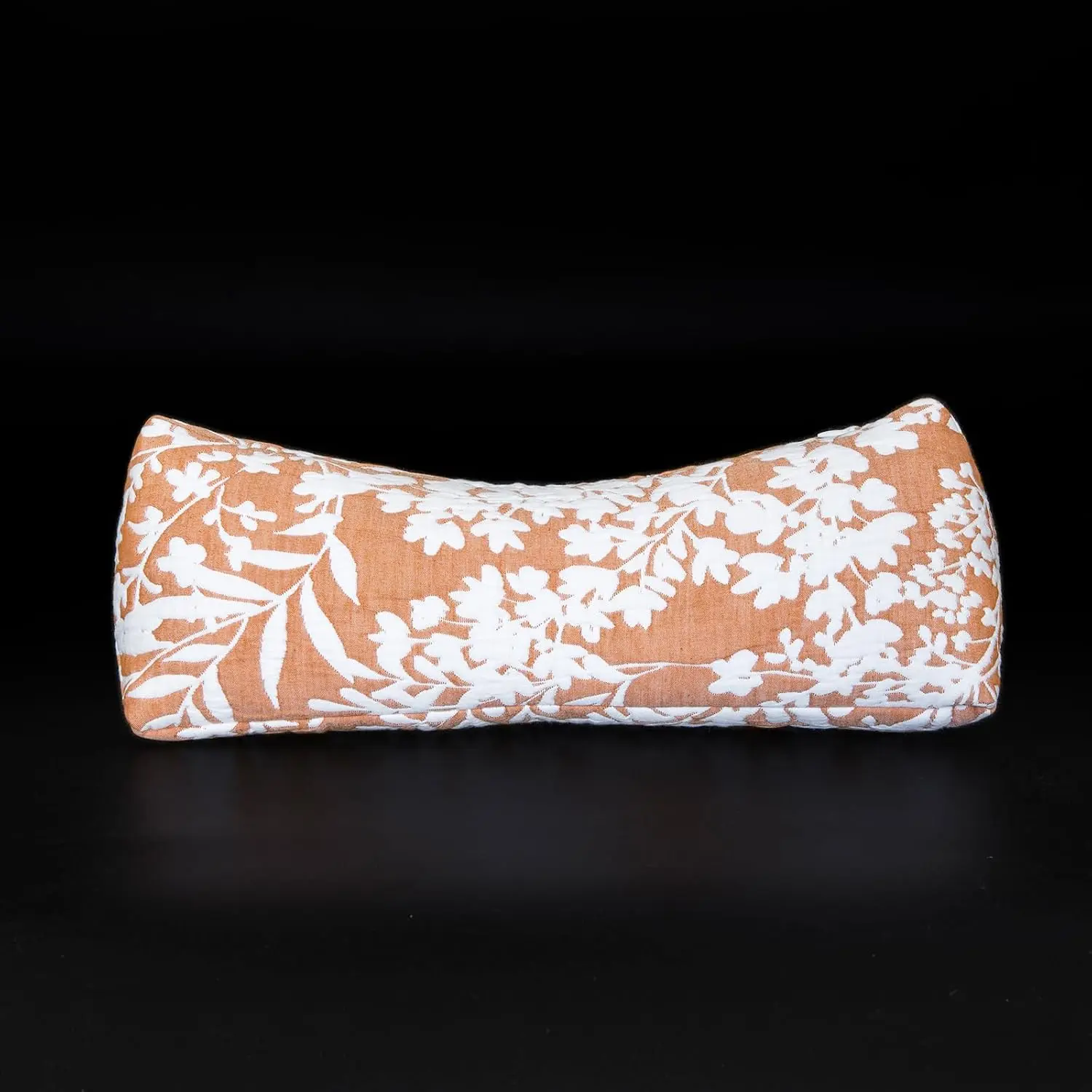 Buckwheat Neck upport Pillow Cervical Neck Cylinder Bolster Pillow,Buckwheat Hulls Adjustable Roll Pillow,Neck Pain Relief for Back and ide leepers Round Pillows for Lunch Break Orange, * inch