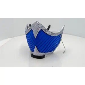 Mk2 kitina cosplay vigilante mask face shell no string just mask usually in blue but can make any color outer color will be silver