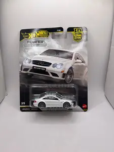 Hot Wheels 2008 Mercedes-Benz CLK 63 AMG Black Series Diecast white