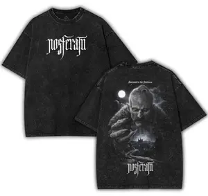 Nosferatu Movie halloween Shirt  Double Printed Oversize Lightweight Acid Washed Tee TV Show Graphic Top Cotton Gift TShirt For Movie Lover, Gift T-Shirt For Movie Lover tees good