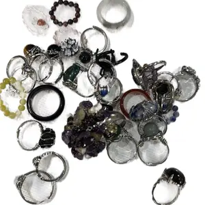 Crystal Rings Assorted Styles with Unique Stones for Stylish Accessory Options