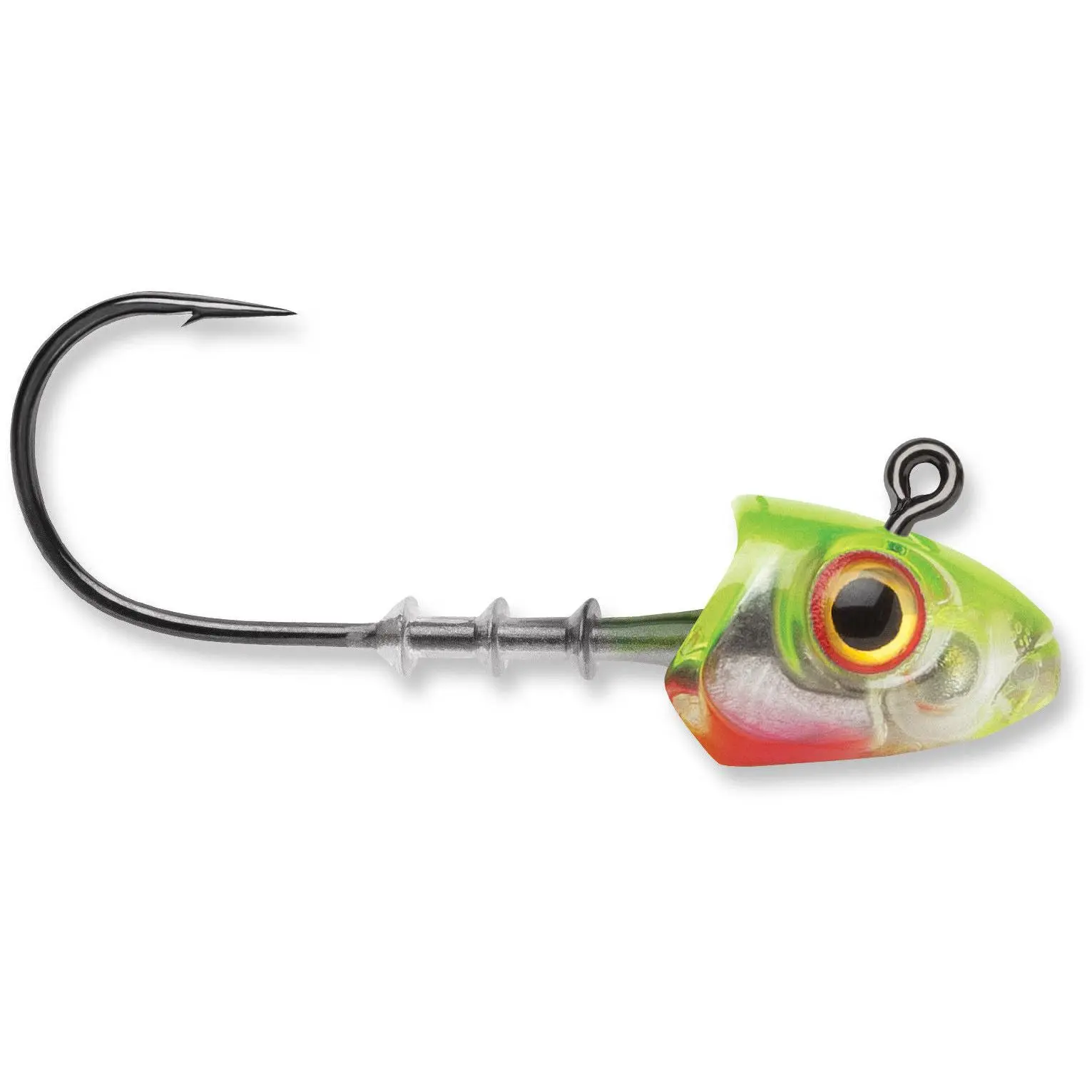 Storm Searchbait Swimbait Jig Heads, Multi-Size, Rattling Head, VMC Hook, 1/4 oz 4/0, Pack of 2, Pack Of Two