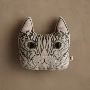 Tabby Cat Tiny Pillow