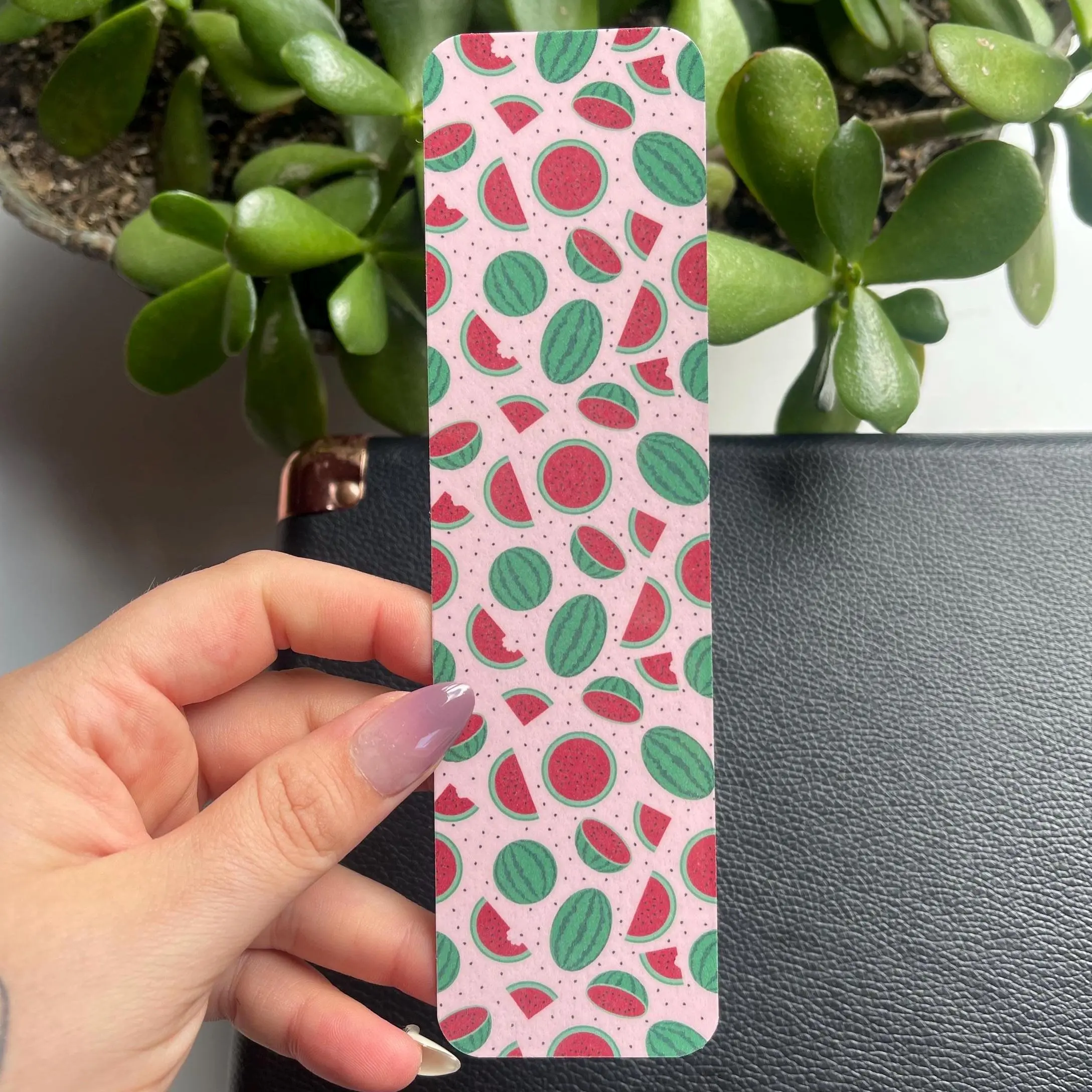 Pink Watermelon Bookmark
