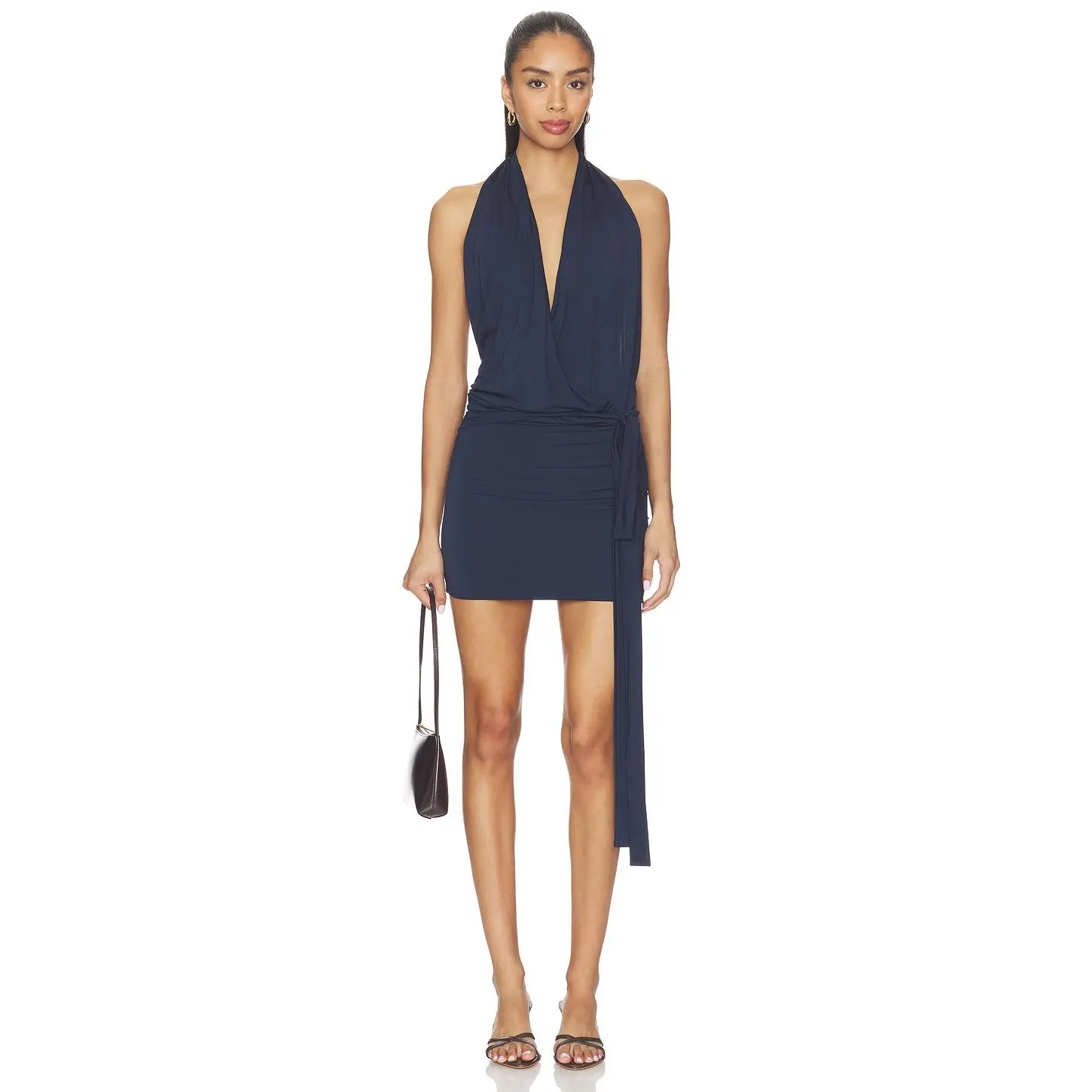Geel Polly Dress in Navy