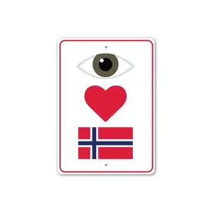 I Love Denmark Sign