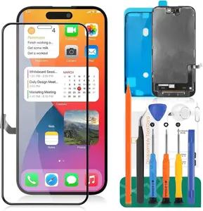 Incell for iPhone 15 Screen Replacement for iPhone 15 LCD Display for iPhone 15 A3090, A2846, A3089, A3092 Touch Screen Display Digitizer Assembly (Black) Installation Protective