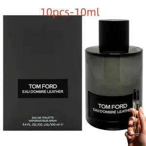 Trial pack 10pcs-10ml Eau Dombre Leather by Tom Ford for Men EDT Spray