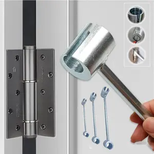 Door Hinge Adjustment Tool, 14-19mm Excellent Quality Hinges Gap Adjusting Wrench, Door Tools Suitable for use in Fire Department, Supermarket and Household (Ergonomic, Durable and Reliable)