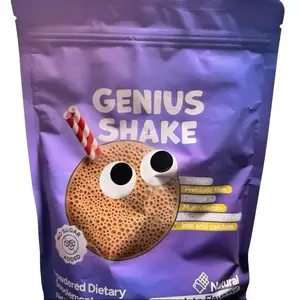 Genius Shake Chocolate – Mezcla Nutricional en Polvo con Proteína, Fibra y Vitaminas (400 g)