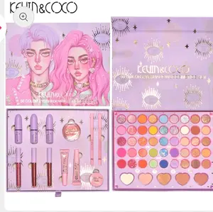 Kevin & Coco 50 Color Moonlight Eyeshadow & Makeup Set. Cosmetics