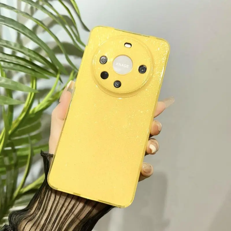 Glitter Phone Case, Shockproof Phone Protective Cover, Anti-fingerprint Phone Cases Compatible with Huawei, Casing