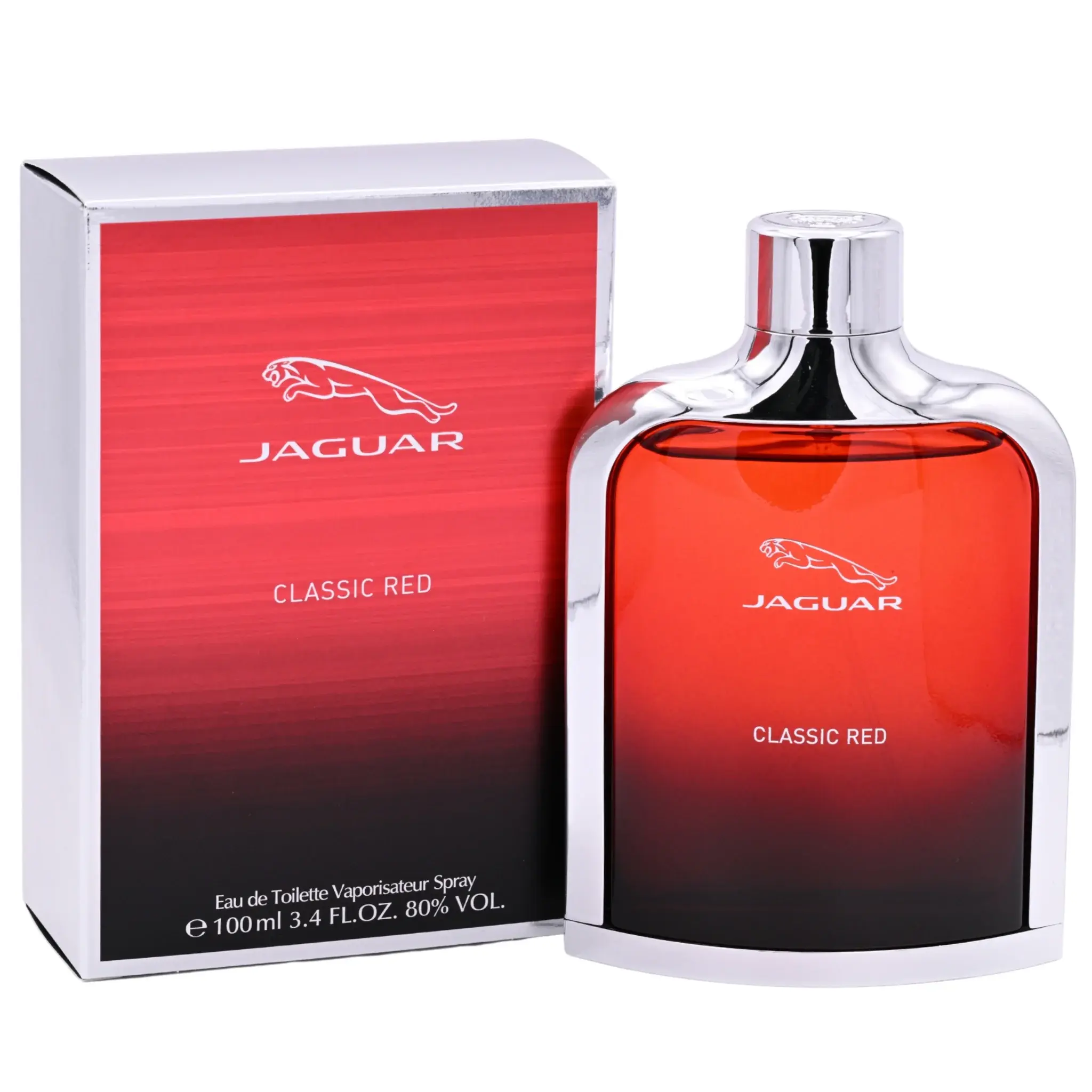 JAGUAR CLASSIC RED by Jaguar edt Spray for Men 3.3 / 3.4 oz NEW in BOX