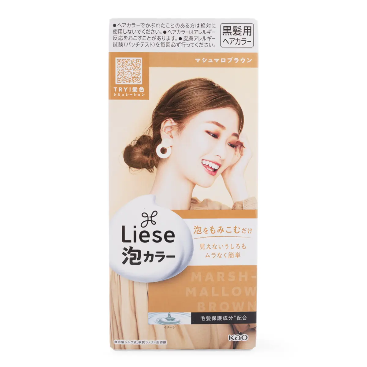 Kao Lyse Pretia Foam Color - Marshmallow Brown, 1 Each - Haircare Beauty Products, Pre-Mixed Non-Bleaching Permanent Color Kao Lyse Pretia Foam Color - Marshmallow Brown, 1 Each - Haircare Beauty Products, Pre-Mixed Non-Bleaching Permanent Color