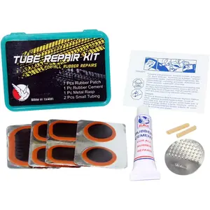 11 count  Inner Tube Patch Kits with 7cc Rubber Cement, Puncture Tire Repair Kit for , , Scooter, Bicycle, BMX, ATVs, River Floating, Inflatable Rubber