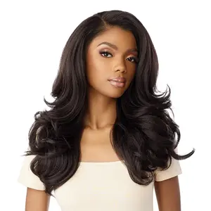 Sensationnel HD Lace Front Wig Curls Kinks N Co Glueless Kinky Edge 13X6 Kinky Blow Out 20"