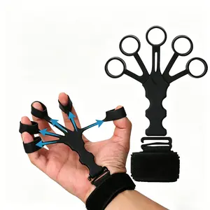 New Silicone 5-Finger Hand Trainer Wrist Exerciser, Basketball Shooting Corrector, Grip Strength Training Aid for Basketball Practice