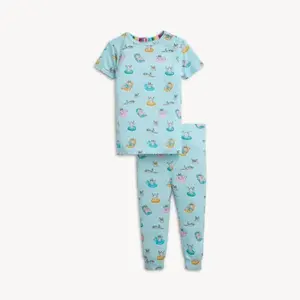Magnetic Me Raccoon Lagoon Modal Magnetic Short Sleeve Long Pant Pajama