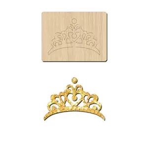 Crown Pattern Wooden Cutting Die, Wooden Cutting Die, DIY Scrapbooking & Stamping Tool for Most Machine