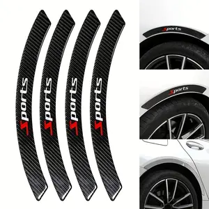 4pcs Car Protection Stickers, Door Edge Bumper Strip, Anti-Collision Decal, Scratch Resistant, Fits All Vehicles, Simple and Elegant Design, Sticker for Cars