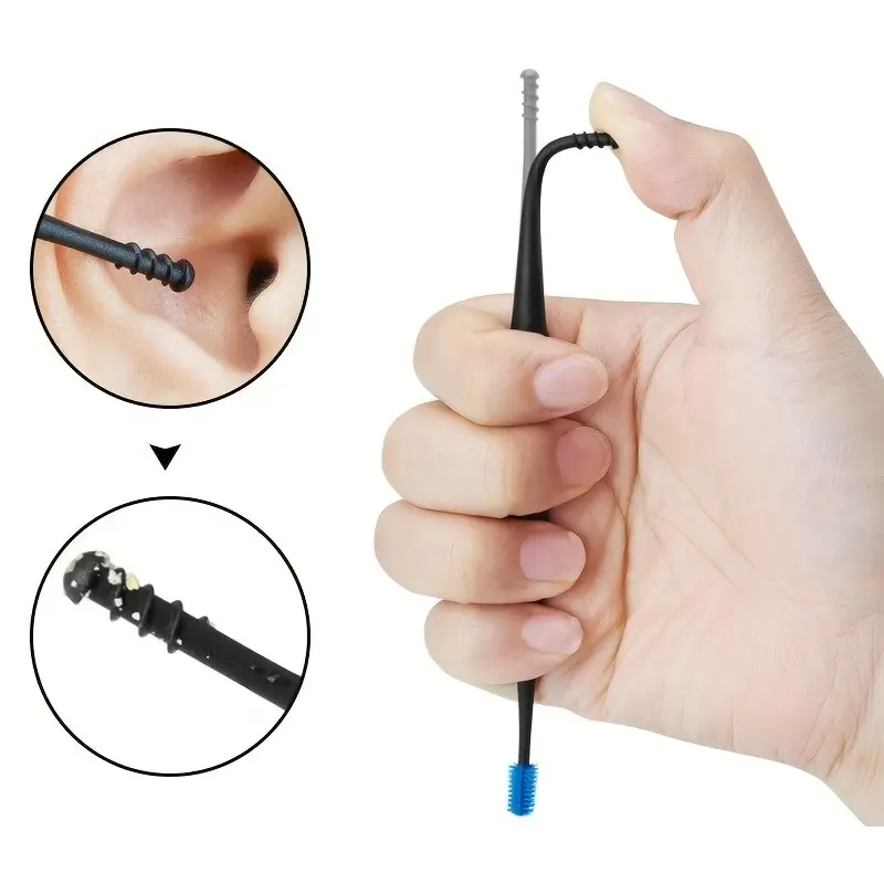 5pcs Earwax Removal Tool Set - Keep Your Ears Clean and Healthy with Our Ear Cleaner Curette Spoons!