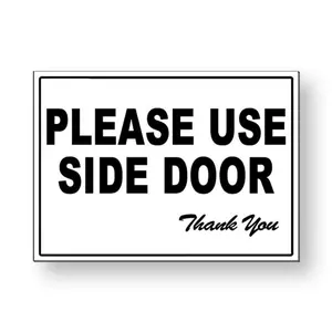 Aluminum Side Door Sign Thank You Weatherproof Durable No Fade No Peel for Outdoor Indoor Home Garden Use - Modern Design Housewarming Gift, Home Decoration