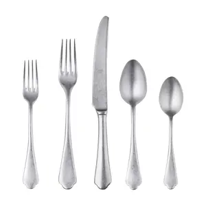 Mepra Dolce Vita 20-Piece Flatware Set, Pewter