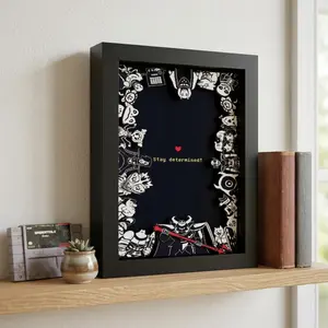 [No Frame] Undertale Poster, Gaming Room Decor, Pixel Art Fan Gift