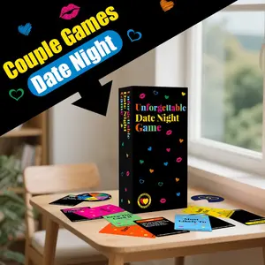 Ultimate Date Night Game - Relationship Card Game, Board Game, including 200 cards and spinners, perfect for couple games and staying at home for date nights, suitable for parties, Valentine's Day, birthday gifts