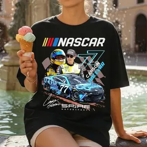 Carson Hocevar NASCAR T-shirt, NASCAR #77 Hocevar Racing Fan Gear, 2026 Motorsport Crewneck Gift, Comfortable Unisex Fit, Trending Now