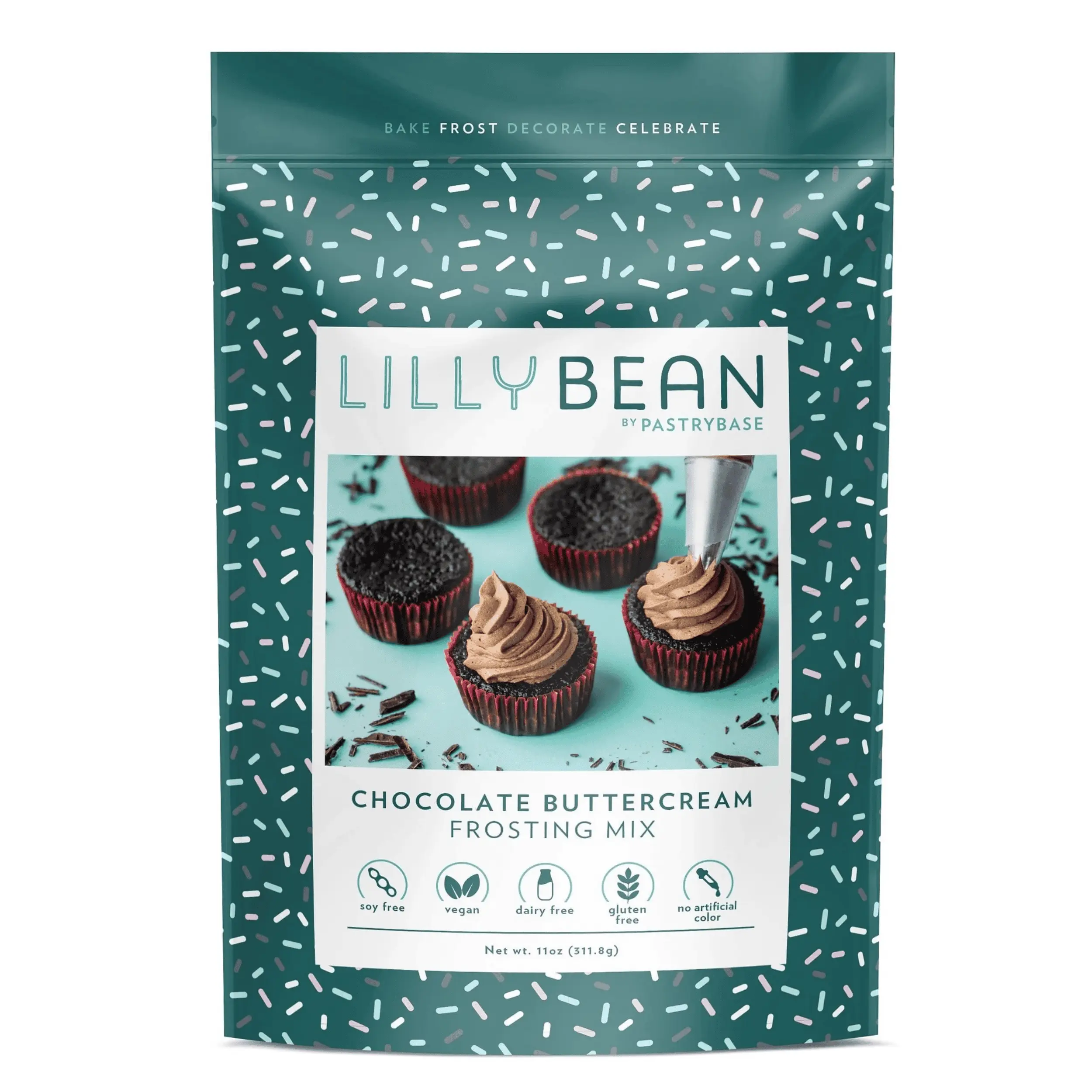 LillyBean Chocolate Buttercream Frosting Mix (Vegan & GF!)