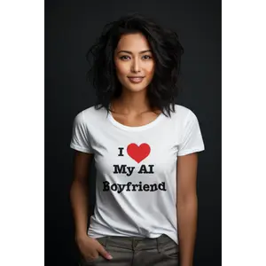 I Love My AI Boyfriend T-Shirt