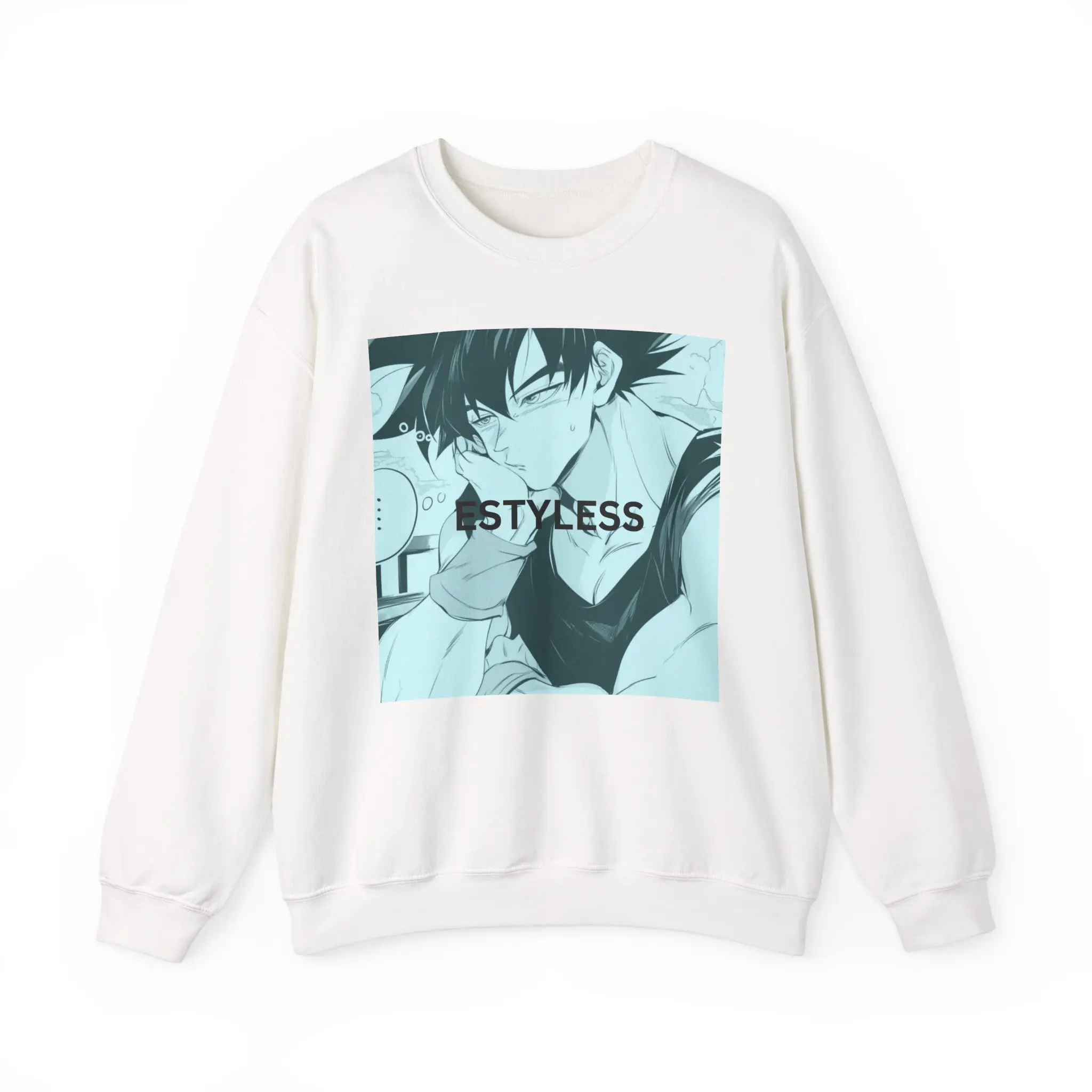 Goku Sweatshirt, Cozy Graphic Sweatshirt, Anime-Inspired Apparel, Casual Streetwear, Perfect Gift for Fans Hand Drawn