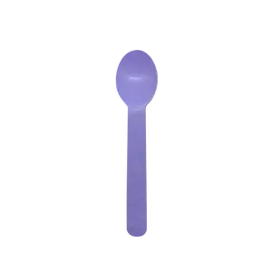 Purple Premium PP Bio-Base Plastic Wide Handle Dessert Spoon - 1000 Pieces/Case