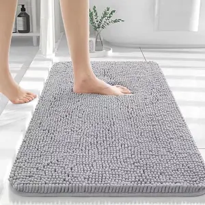 Quick Drying Bath Mat, 1 Count Non-slip Soft Absorbent Bath Rug, Machine Washable Room Decor Bath Mat for Bathroom Floor, Home Decor Accessories