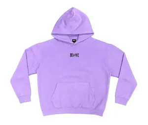 Believe Logo Oversized Hoodie
