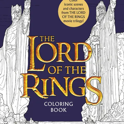 The Lord of the Rings Movie Trilogy Coloring Book: Coloring Book by Warner Brothers Studio||J. R. R. Tolkien||Nicolette Caven [Paperback Book]