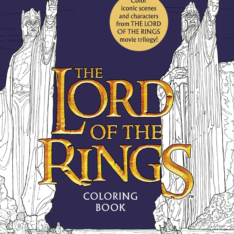 The Lord of the Rings Movie Trilogy Coloring Book: Coloring Book by Warner Brothers Studio||J. R. R. Tolkien||Nicolette Caven [Paperback Book]