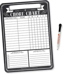 Family Chore Charts | Home Organization | Charts & Posters Weekly Planner Chalkboard Calendar
