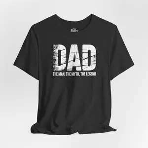 Women's fatherhood and celebration of dads Graphic T-Shirt - Short Sleeve Crew Neck Regular Fit Casual Wear | Soft & Breathable Fabric, Durable Print, Everyday Comfort, Machine Washable, distressed retro style casual wear for Father's Day or birthday
