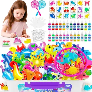 Magic Water Elf Toy Kit with Magic Gel - Instant Water Creation, Water Fairy Figures & DIY Water Play for - Outdoor/ Water Gel for Boys & Girls (Ideal Christmas Gift)