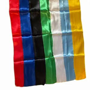 Panuelo de 7 Potencia Africana 7 Powers Santeria Santo Osha Ifa Palo Multicolor Satin Fabric for Spiritual Practices