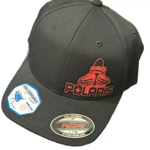 Polaris FlexFit Pro-Formance Hat With Custom Made Patch available in multiple colors, baseball cap