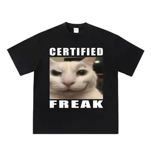 Certified Freak Cat meme shirt, match my freak, meme shirt, funny cat meme tee, hard shirts, funny cat tshirt, ironic sarcastic meme, Adult funny T-shirt, Gift for Woman and Man